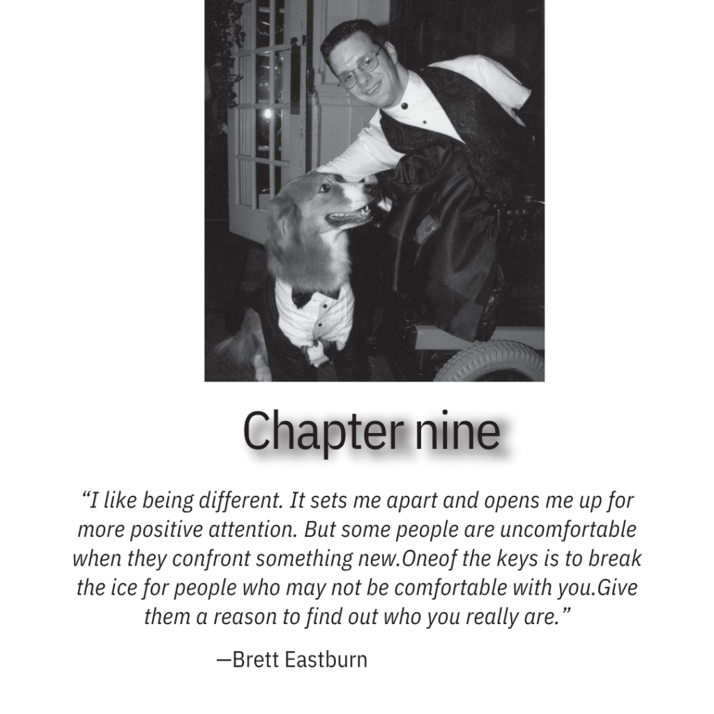 Brett Eastburn quote about embracing uniqueness from Chapter 9.